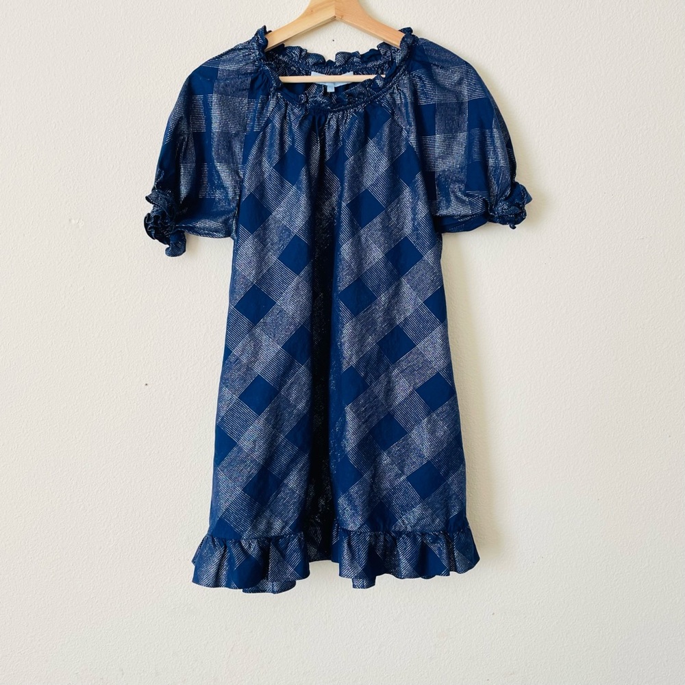 Hill House Navy Checkered Tunic - Picture 3 of 6